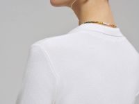 Легкий джемпер-поло приталенного кроя