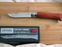 Складной Нож Opinel №8 VRI Luxury Tradition Bubinga, нержавеющая сталь Sandvik 12C27, Бубинга, 226086, подарочная упаковка