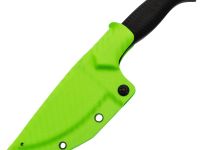 Цельнометаллический нож Пиранья, сталь VG-10, рукоять черная G10