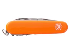 Нож перочинный Stinger 90 мм, 11 функций, оранжевый, в блистере