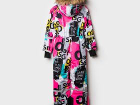 Комбинезон текстильный с полиуретановым покрытием для девочек