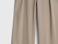 Прямые брюки с шерстью, Коричневый