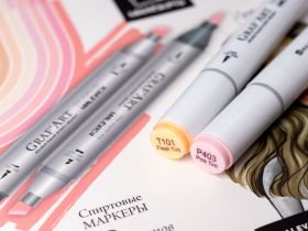 Набор маркеров спиртовых Малевичъ "GrafArt Brush" Портрет 12 цветов