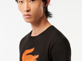 Мужская футболка Lacoste с принтом