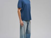 Футболка из хлопка прямого кроя