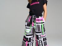 Брюки трикотажные для девочки (кюлоты)