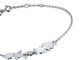 Браслет из серебра с бриллиантами э0601бр10176200