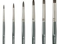 Кисть синтетика №0 круглая Альбатрос "Имитации белки" укороченная