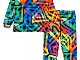 Термокомплект трикотажный для девочек: брюки, толстовка для эпизодического использования