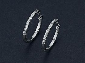 Серьги из белого золота э4712сг12150600