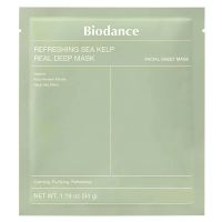 Успокаивающая гидрогелевая маска с водорослями Biodance Refreshing Sea Kelp Real Deep Mask