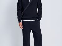 Толстовка на молнии с воротником-стойкой