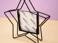 Фоторамка loft "Star", black металлическая 10х10 см