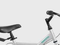 Детский велосипед Forward Dakota 16, год 2022, цвет Серый-Фиолетовый