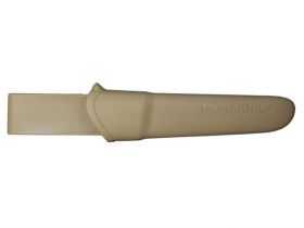 Нож с фиксированным лезвием Morakniv Companion Desert, сталь Sandvik 12С27, рукоять резина/пластик