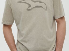 Футболка из хлопка с принтом