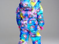 Комбинезон текстильный с полиуретановым покрытием для девочек