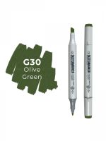 Маркер двухсторонний на спиртовой основе Sketchmarker Цвет Оливковый зеленый