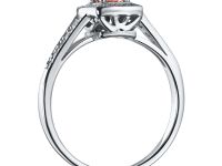 Кольцо из белого золота э0912кц11160500_pink