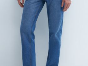 Прямые джинсы, Голубой