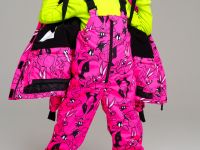 Комплект текстильный с полиуретановым покрытием для девочек: куртка, полукомбинезон