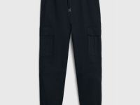 Джоггеры из твила с карго-карманами, Черный