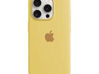 Чехол-накладка Silicone Case Series для Apple iPhone 15 (желтый)