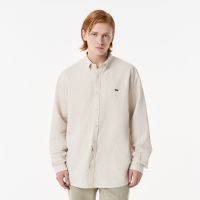 Мужская рубашка Lacoste из смеси хлопка и льна