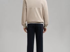 Брюки прямого кроя из хлопка