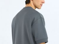 Футболка из плотного хлопка, Серый