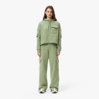 Женские хлопковые спортивные брюки Lacoste свободного кроя