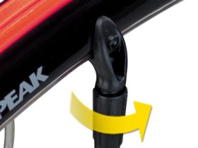 Набор полнопрофильных крыльев с подсветкой Topeak DeFender iGlow X TIG-DF02 (черный / красный)