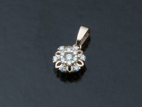 Подвеска из красного золота э0212пд10170800