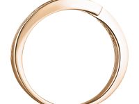 Классическое кольцо из красного золота с бриллиантами э0201кц06105300