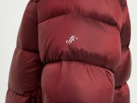 Удлиненный пуховик полуприлегающего силуэта