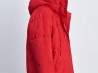 Утепленная куртка свободного силуэта