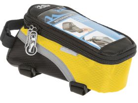 Велосумка-чехол для телефона на раму ACME M-Wave Rotterdam Top L (черный / желтый)