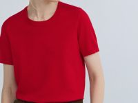 Джемпер с коротким рукавом, Красный