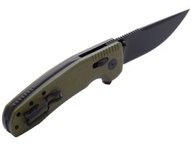 Полуавтоматический складной нож SOG-TAC XR OD Green, сталь D2, рукоять G10