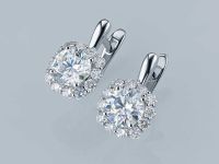 Серьги из белого золота э4712сг11231252