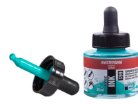 Чернила акриловые Talens "Amsterdam" 30 мл №617 Желтовато-зеленый