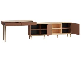 Стол-тумба Элвуд 297x78 Терракотовый