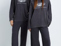 Лонгслив из хлопка с принтом из коллаборации с man