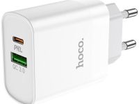Зарядное устройство Hoco C80A Rapido USB/USB-C 20 Вт Белое