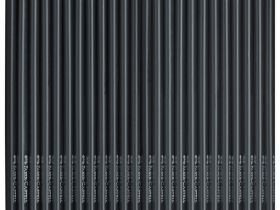 Набор крандашей цветных Faber-Castell "Black Edition" 24 цв., черное дерево, картон