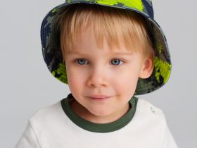 Панама детская текстильная для мальчиков