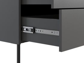 Комод Дигарс 163x81 Графитовый