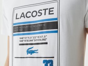 Мужская футболка Lacoste приталенного кроя
