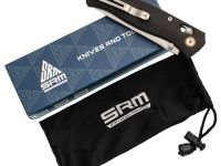 Складной нож SRM Medal 255L-CB2, сталь 140Cr Laminated, рукоять карбон