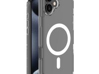 Чехол-накладка Kzdoo Mag Guardian Magsafe для iPhone 16 Plus силиконовый (прозрачный)